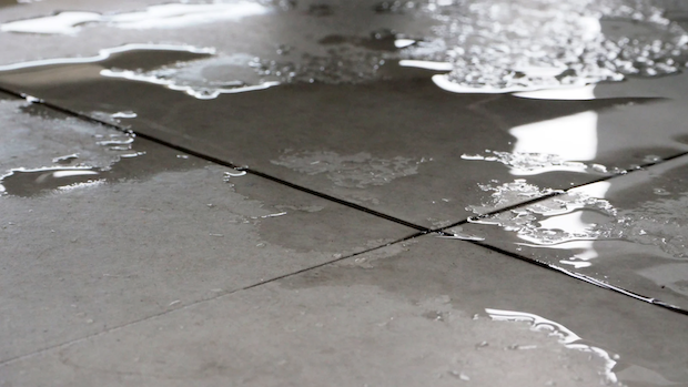 slab leak in Mission