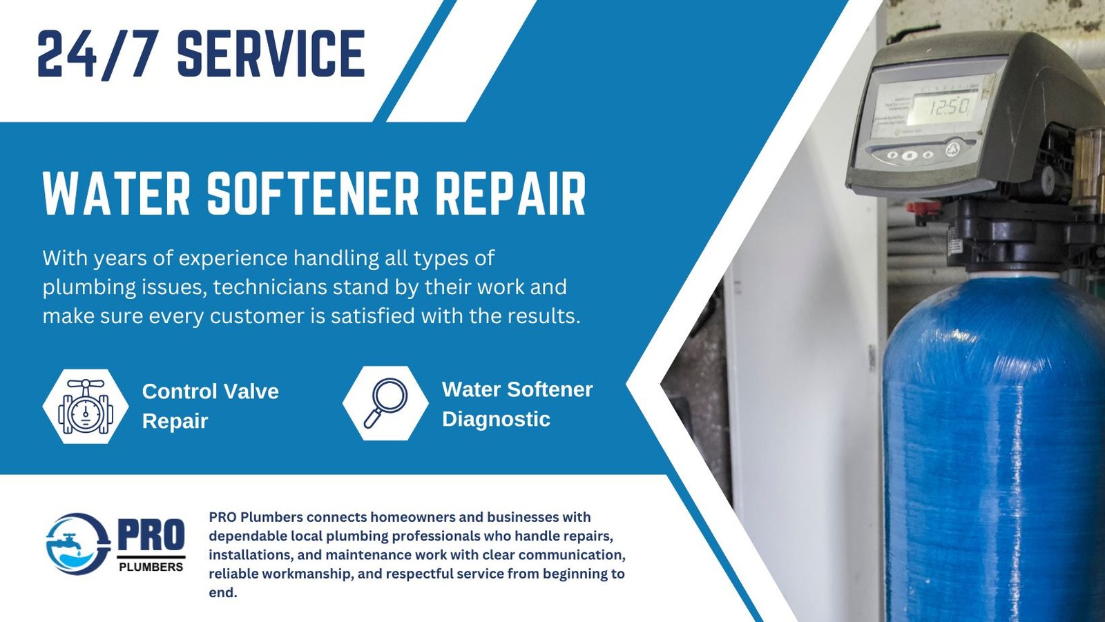 Water softener repair in Mission, TX